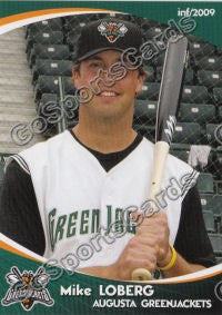2009 Augusta GreenJackets Mike Loberg