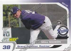 2012 Grand Junction Rockies Mike Mason
