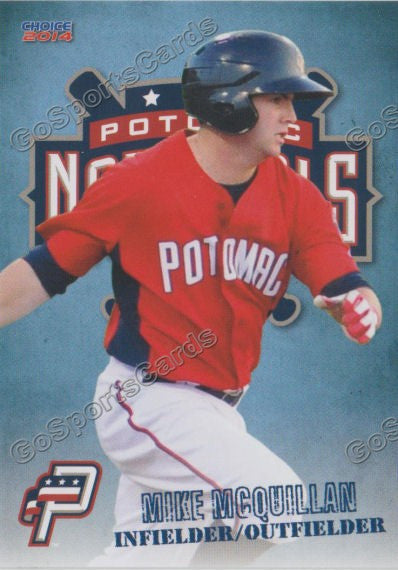 2014 Potomac Nationals Mike McQuillan