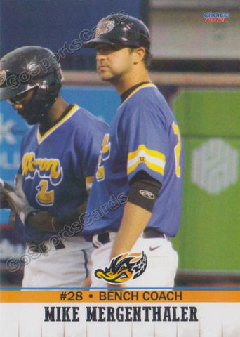 2021 Akron RubberDucks Mike Mergenthaler