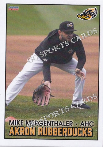 2022 Akron RubberDucks Mike Mergenthaler