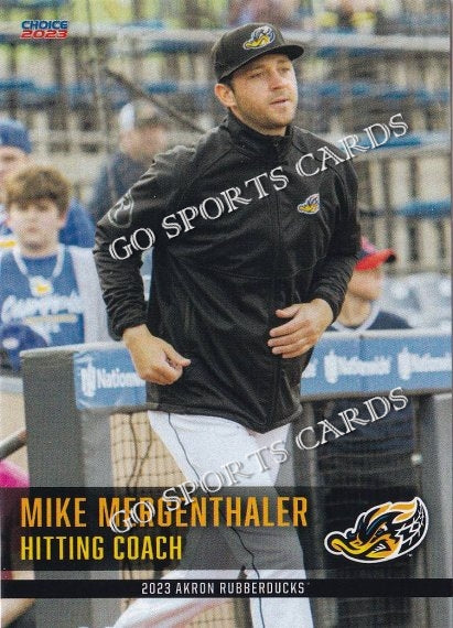 2023 Akron Rubberducks Mike Mergenthaler