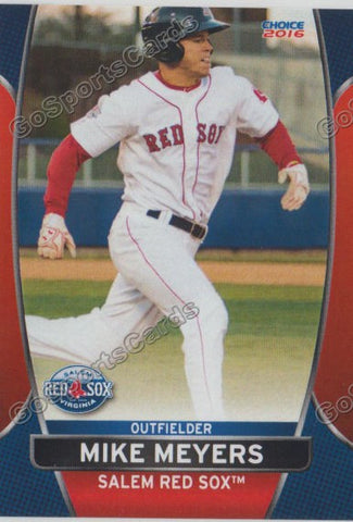 2016 Salem Red Sox Mike Meyers