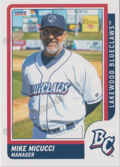 2019 Lakewood BlueClaws Mike Micucci