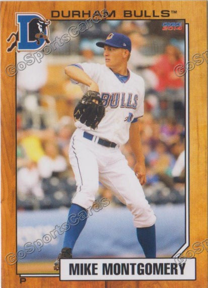 2014 Durham Bulls Mike Montgomery