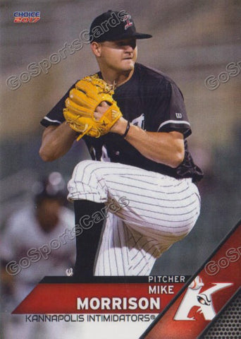 2017 Kannapolis Intimidators Mike Morrison