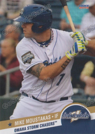 2015 Omaha Storm Chasers Mike Moustakas