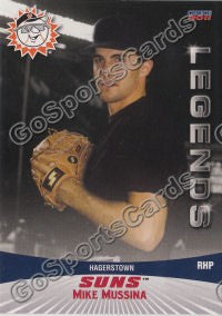 2011 Hagerstown Suns Legends Mike Mussina