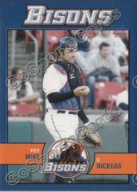 2011 Buffalo Bisons Mike Nickeas