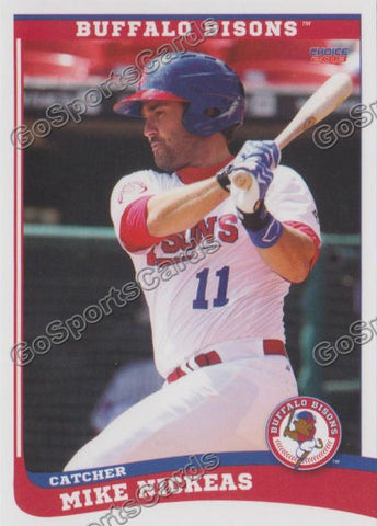 2013 Buffalo Bisons Mike Nickeas