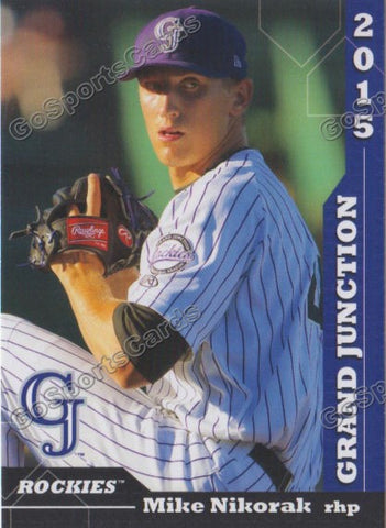 2015 Grand Junction Rockies Mike Nikorak
