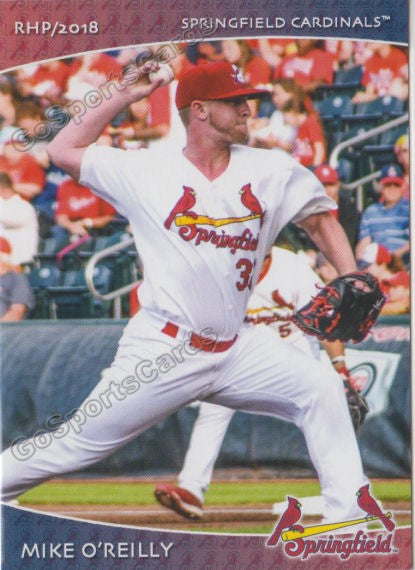 2018 Springfield Cardinals SGA Mike O'Reilly