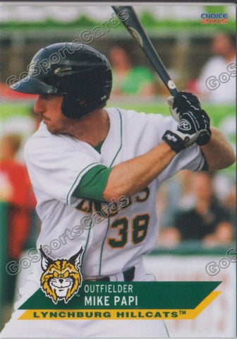 2015 Lynchburg Hillcats Mike Papi
