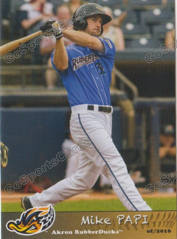 2016 Akron Aeros Mike Papi