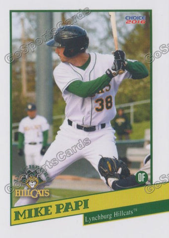 2016 Lynchburg Hillcats Mike Papi