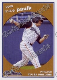 2009 Tulsa Drillers Mike Paulk
