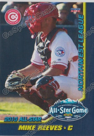 2013 Northwest League All Star Michael Mike Reeves