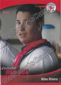 2012 Pawtucket Red Sox Mike Rivera
