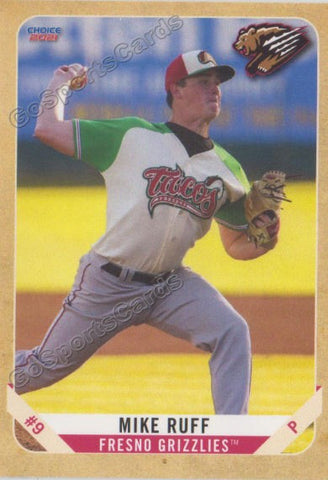 2021 Fresno Grizzlies Mike Ruff