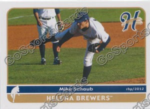 2012 Helena Brewers Mike Schaub