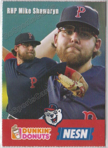 2018 Pawtucket Red Sox Dunkin Donuts SGA Mike Shawaryn