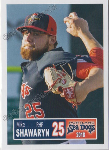 2018 Portland Sea Dogs Mike Shawaryn
