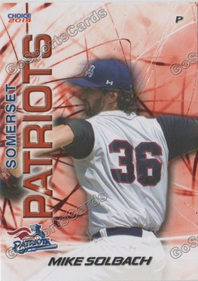 2014 Somerset Patriots Mike Solbach