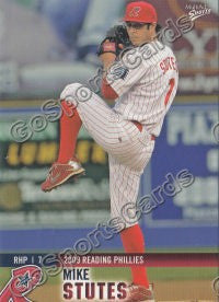 2009 Reading Phillies Update Mike Stutes #28