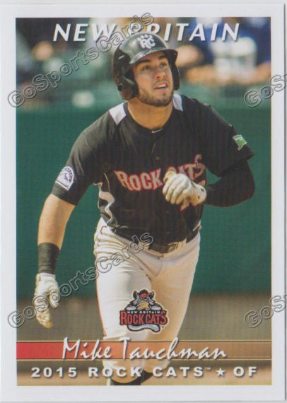 2015 New Britain Rock Cats Mike Tauchman