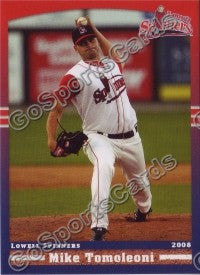 2008 Lowell Spinners Mike Tomoleoni