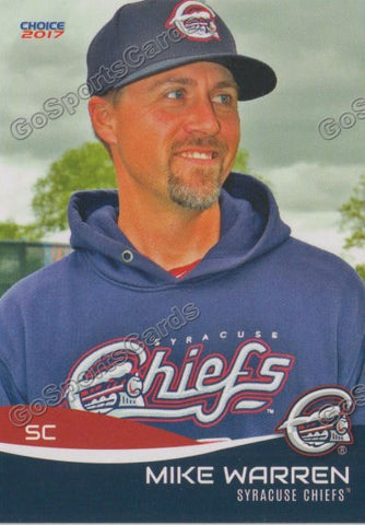2017 Syracuse Chiefs Mike Warren