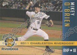 2011 Charleston RiverDogs Mikey O'Brien