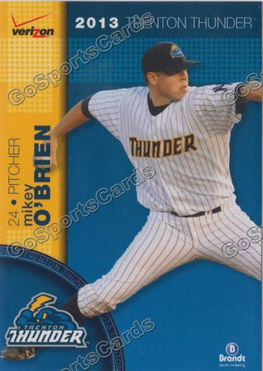 2013 Trenton Thunder Mikey O'Brien