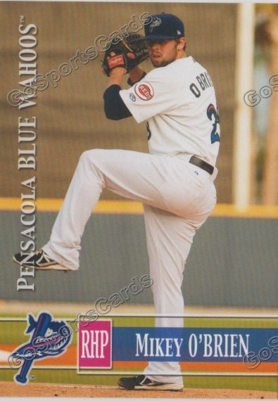 2014 Pensacola Blue Wahoos Mikey O'Brien