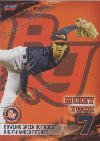 2021 Bowling Green Hot Rods Mikey York