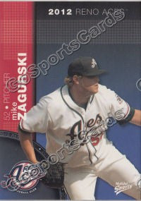 2012 Reno Aces Mike Zagurski