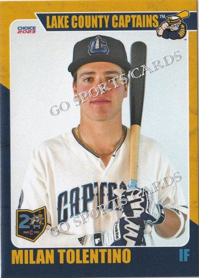 2023 Lake County Captains Milan Tolentino