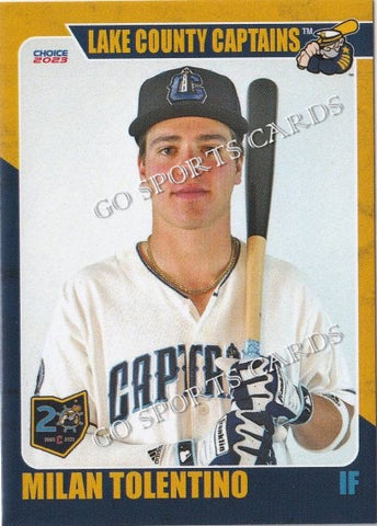 2023 Lake County Captains Milan Tolentino