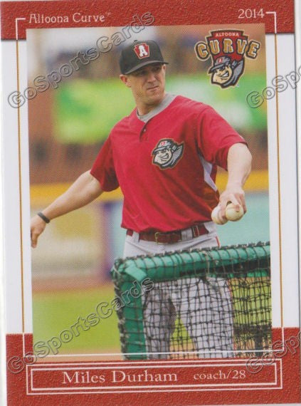 2014 Altoona Curve Miles Durham