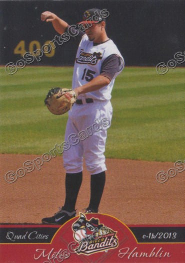 2013 Quad Cities River Bandits Miles Hamblin