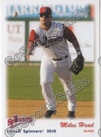 2010 Lowell Spinners Miles Head
