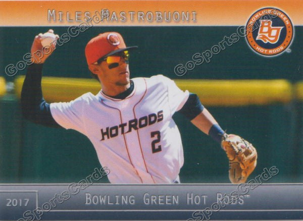 2017 Bowling Green Hot Rods Miles Mastrobuoni