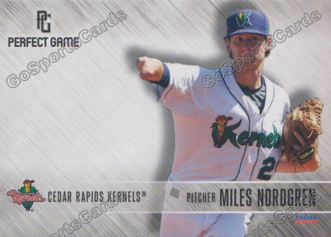 2016 Cedar Rapids Kernels Miles Nordgren
