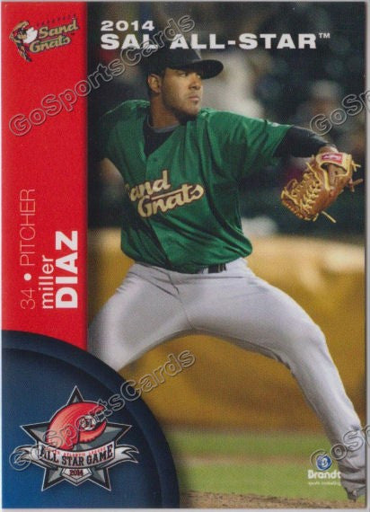 2014 South Atlantic League All Star SD Miller Diaz
