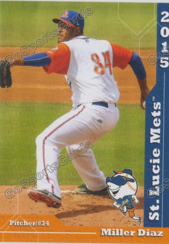 2015 St Lucie Mets Miller Diaz
