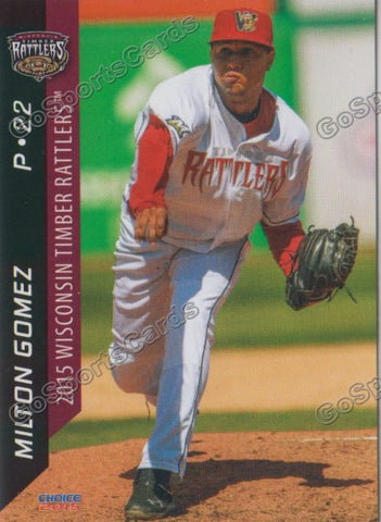 2015 Wisconsin Timber Rattlers Milton Gomez