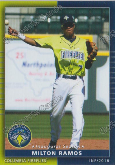2016 Columbia Fireflies Milton Ramos