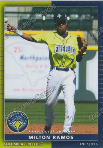 2016 Columbia Fireflies Milton Ramos