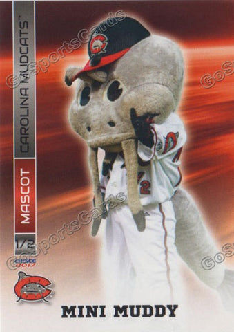 2017 Carolina Mudcats Mini Muddy Mascot