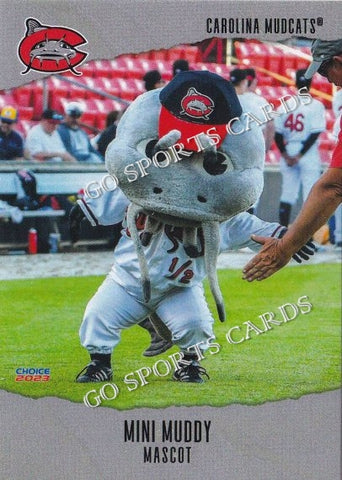 2023 Carolina Mudcats Mini Muddy Mascot